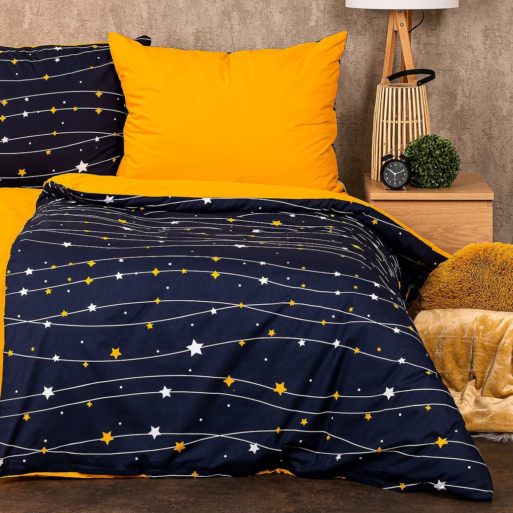 4Home Night sky pamut ágynemű, 160 x 200 cm, 70 x 80 cm