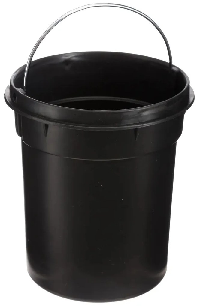 Bambusz fedelű szemeteskosár NATUREO 3L, fekete