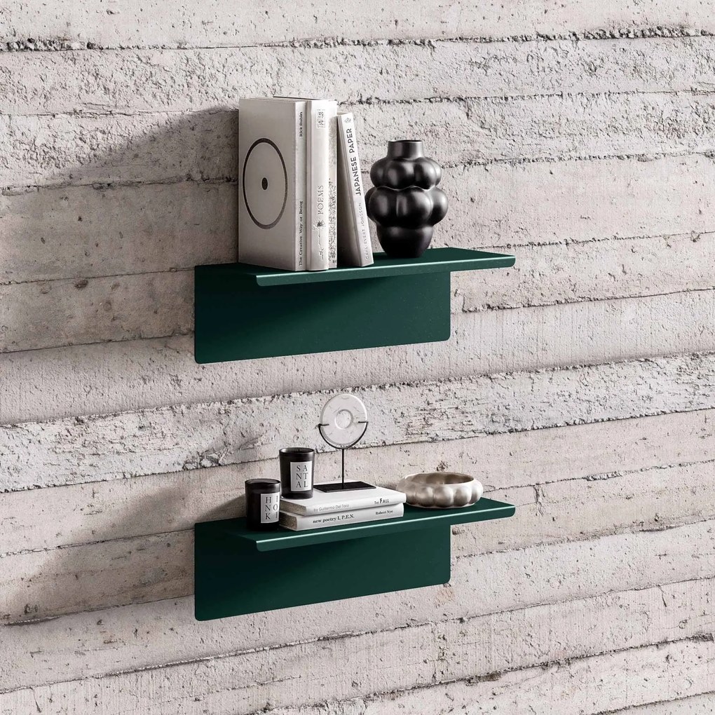 Fali polc JOANNE 400 mm, Modern: palackzöld