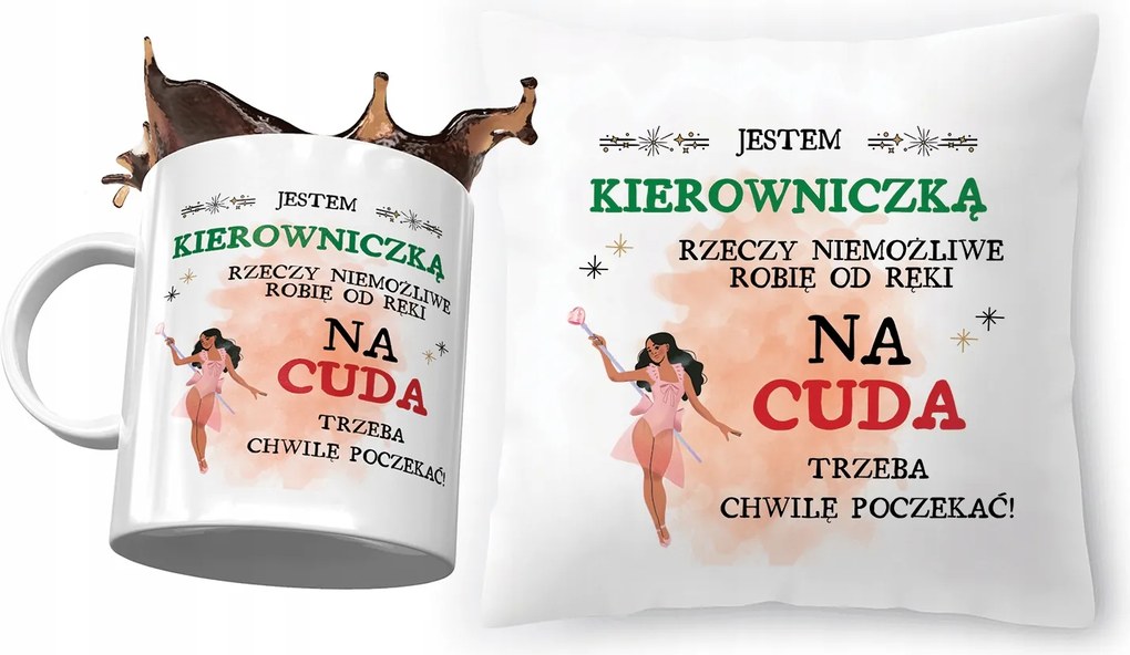 Vezetői szett Párna Bögre Ajándék Nyomtatott Fotóval