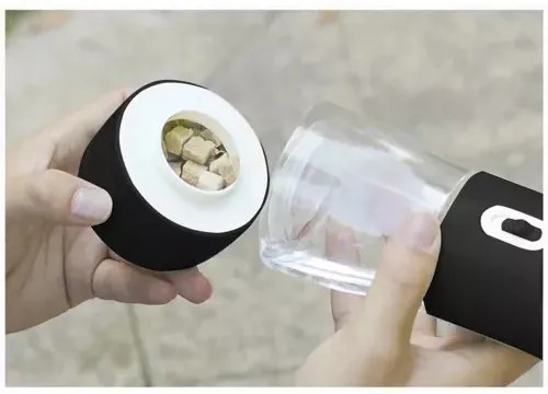 Bottle/bottle with bowl for dog Purlov 21033