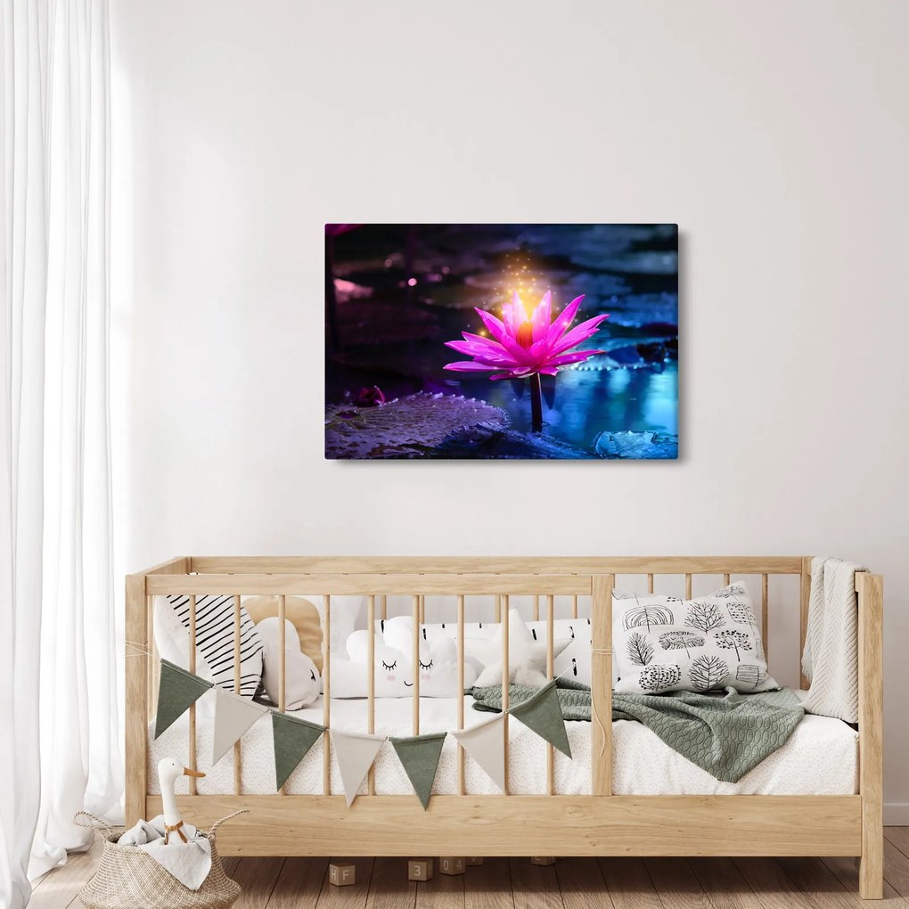 Tavirózsa a vízen képe (90x60 cm)