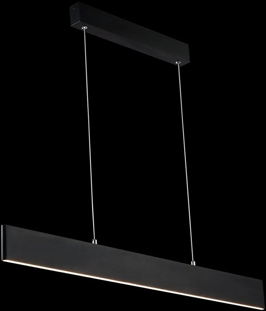 MAYTONI P010PL-L23B STEP Modern Led Függesztett Lámpa Fekete LED IP20
