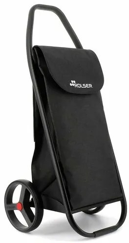 Rolser Com Tweed 8 Black Tube kerekesbevásárlótáska, fekete