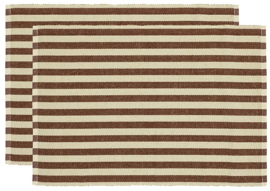 Jutakeverék tányéralátét szett 2 db-os 33x48 cm Statement Stripe – Södahl