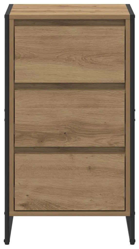 Széf fiókkal Művészi tölgy 42 x 36 x 75.5 cm Faanyag