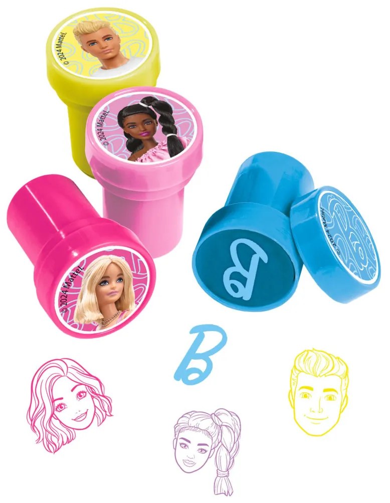 Barbie Malibu nyomda szett 12 db-os