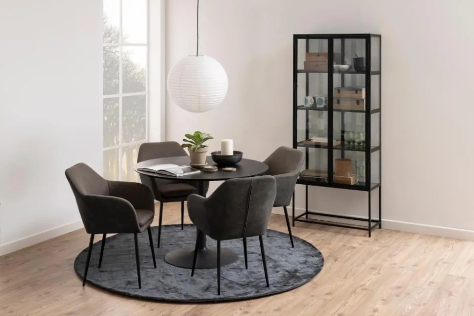 Ibiza Étkezőasztal 110 cm fekete