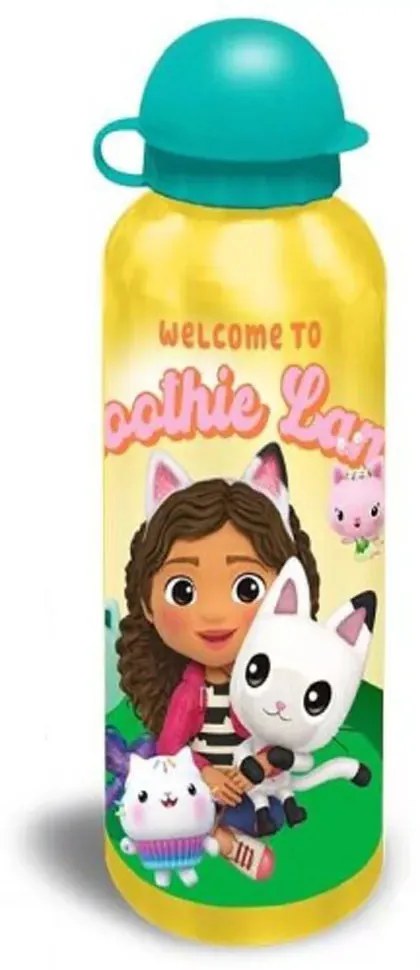 Gabi babaháza Smoothie Land alumínium kulacs ivókupakkal 500 ml