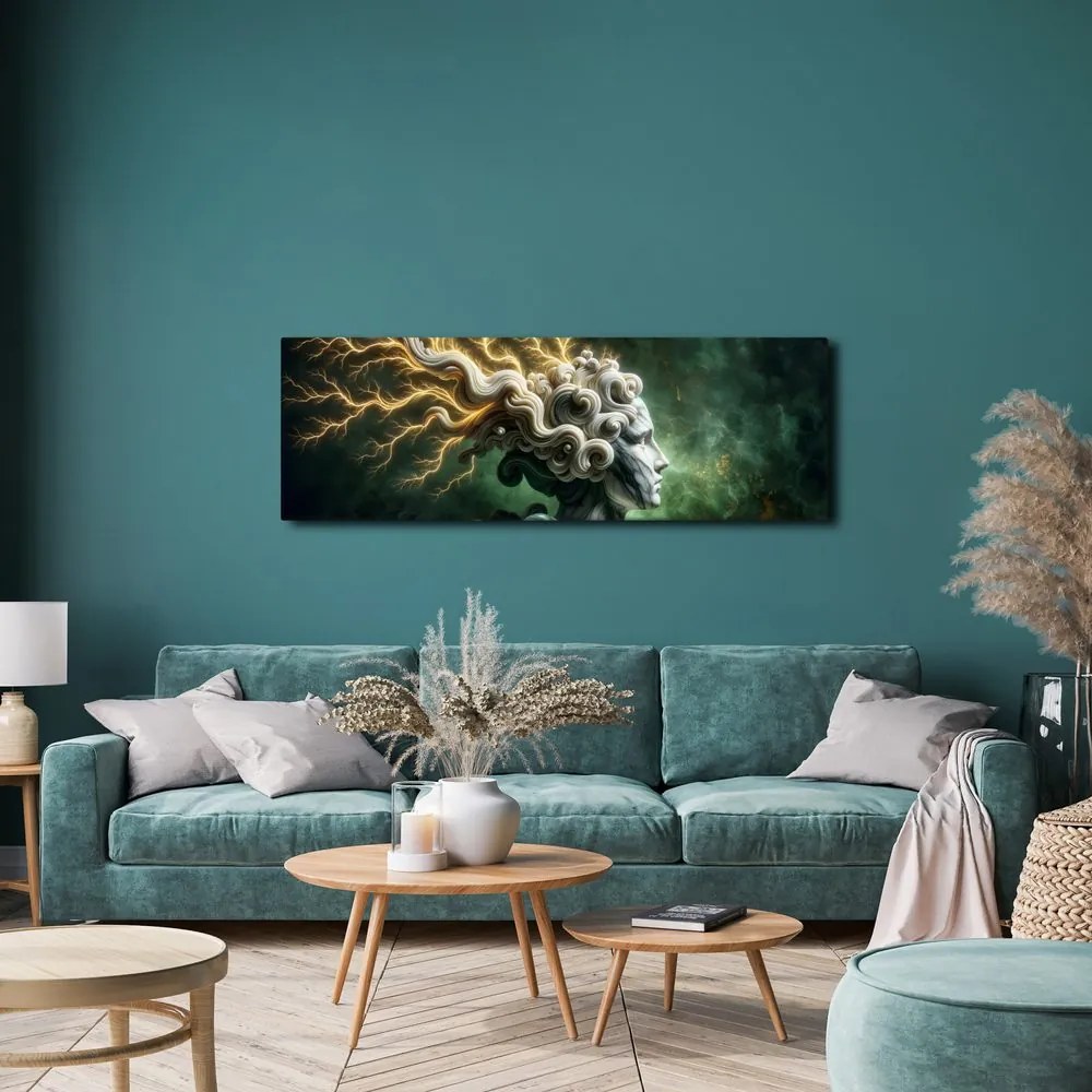 Kép természet energiája női arcban