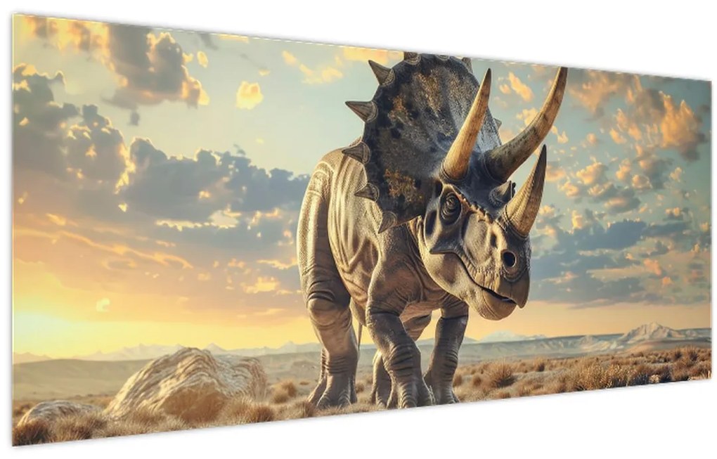 Kép - Triceratops (120x50 cm)