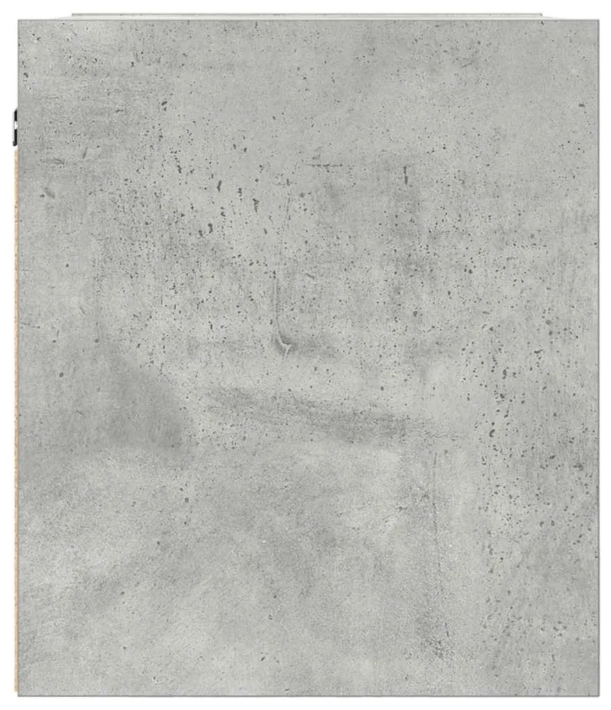 2 db betonszürke falra szerelhető éjjeliszekrény 38x34x40 cm