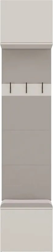 Aldabra HAGA 1W előszobafal, 50x238x35 cm, kasmír