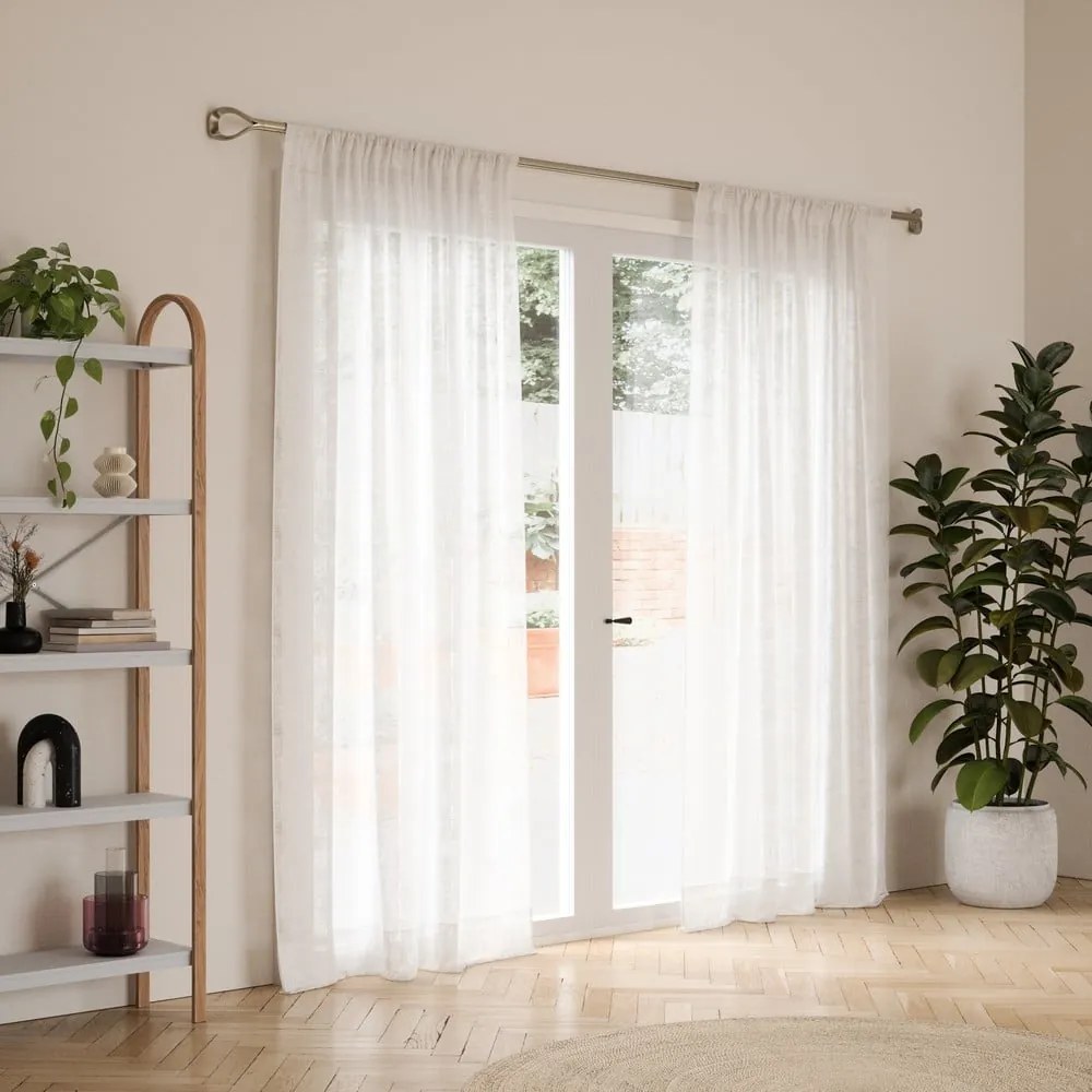 Rozsdamentes acél bővíthető függönykarnis 107 - 305 cm Loop – Umbra