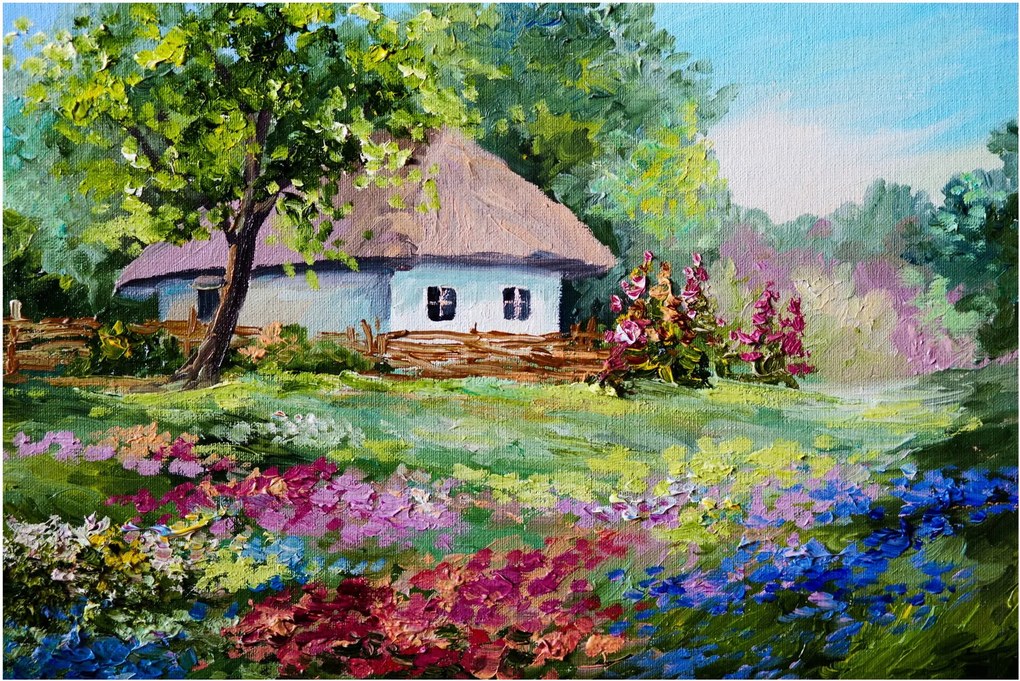 Kép - Vendégház (90x60 cm)