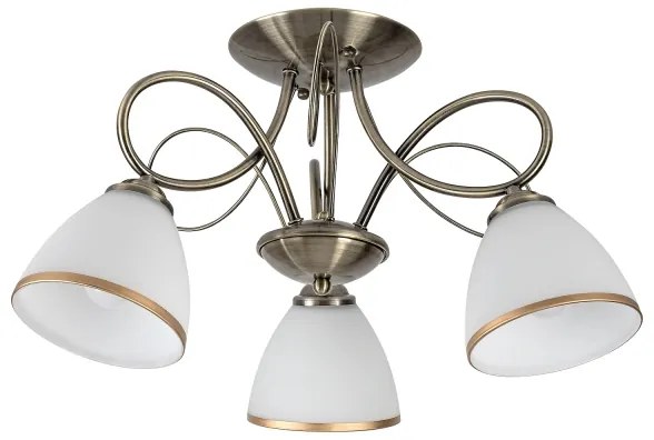 Brilagi - Felületre szerelhető FRED csillár 3xE27/60W/230V átm. 59 cm bronzszínű