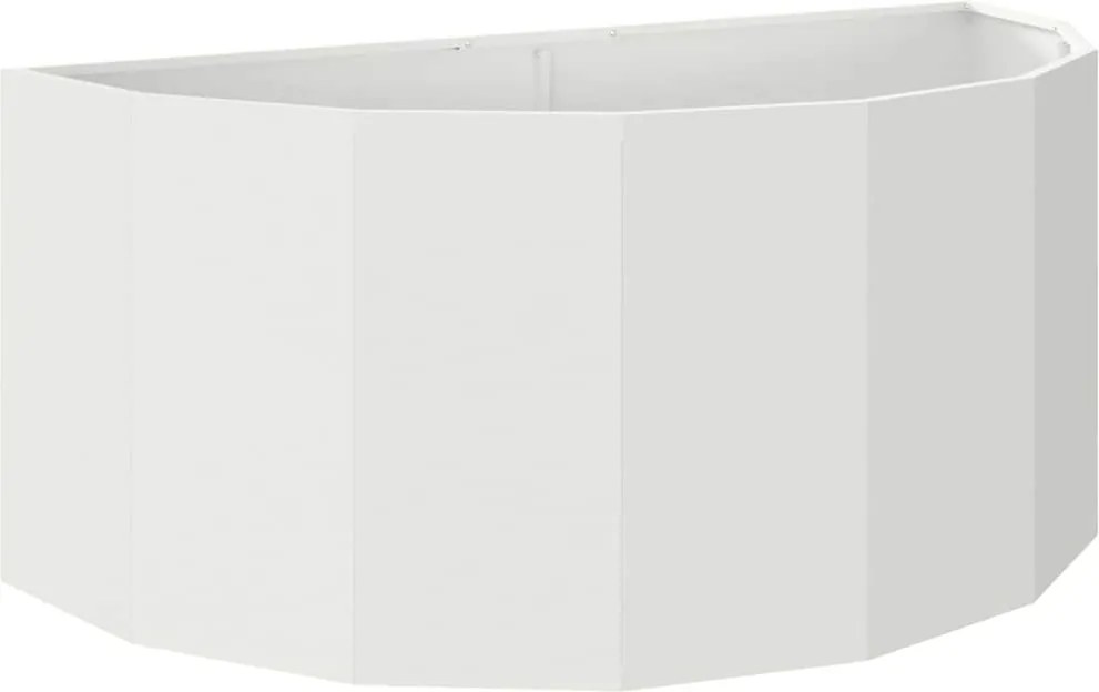 vidaXL Növénytartó Fehér 120 x 60 x 50 cm Acél