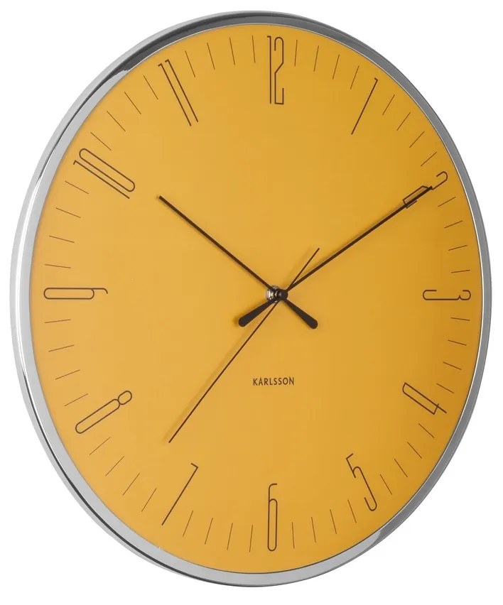 Karlsson KA5754YE dizájner falióra, 40 cm