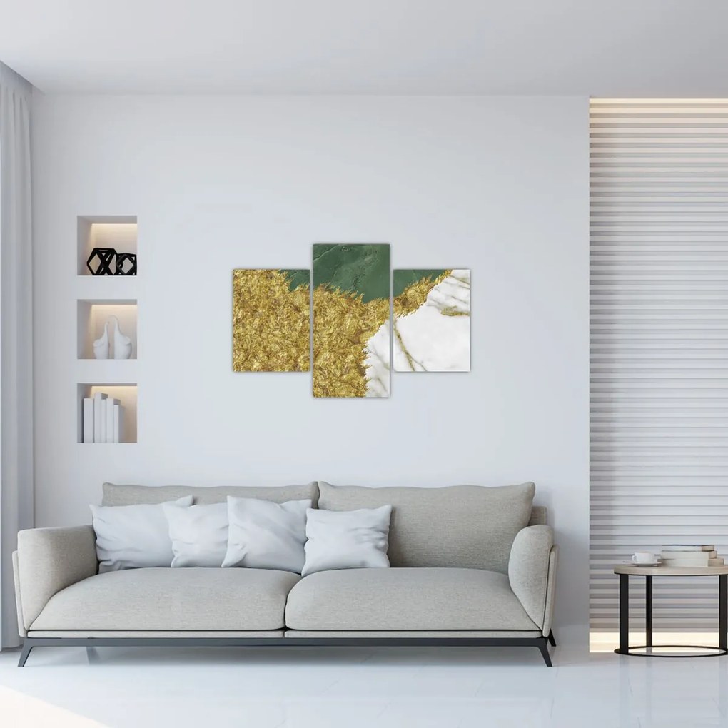 Kép - Zöld márvány N⁰2 (90x60 cm)