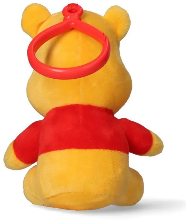 Disney Micimackó Yellow 3D plüss figura akasztóval, táskadísz 13 cm