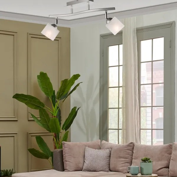 spotlámpa KLARA 2xE14/40W/230V króm