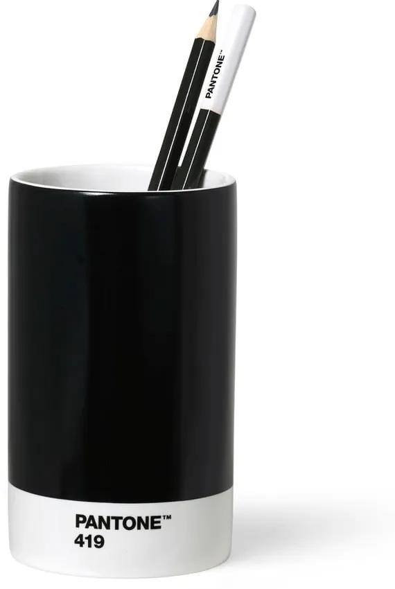 Fekete kerámia ceruzatartó - Pantone