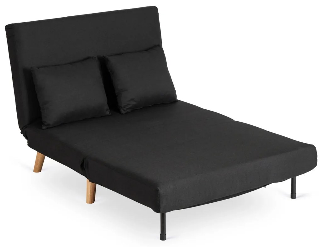 Ágyazható Fotel Fekete Színben. MARRY 2