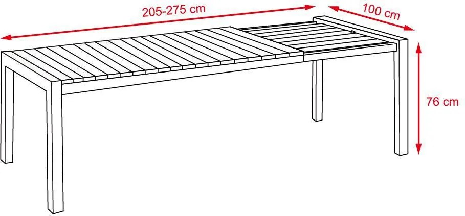 VIKING XXL +8x PARIS Kerti bútor szett