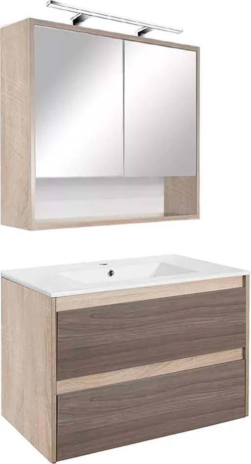 Porto 80 komplett sonoma tölgy-rauna szil