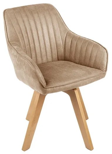 Design forgószék Gaura pezsgő bársony