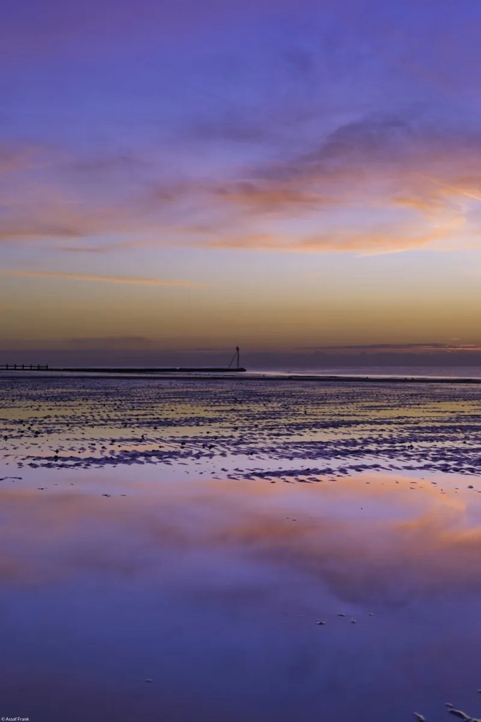 Poszter 30x45cm Napfelkelte a tengerparton, Assaf Frank