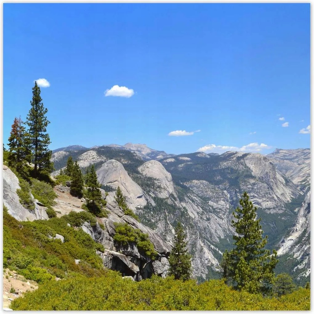 Poszterek 100x100 Hegyi tájkép Panoráma