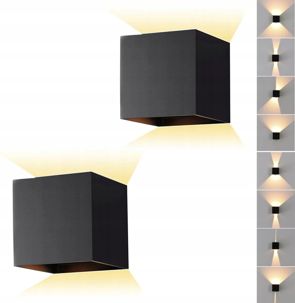 Homlokzati Fali Lámpa Kültéri Led Fali Lámpa 12W IP65 Felső-alsó