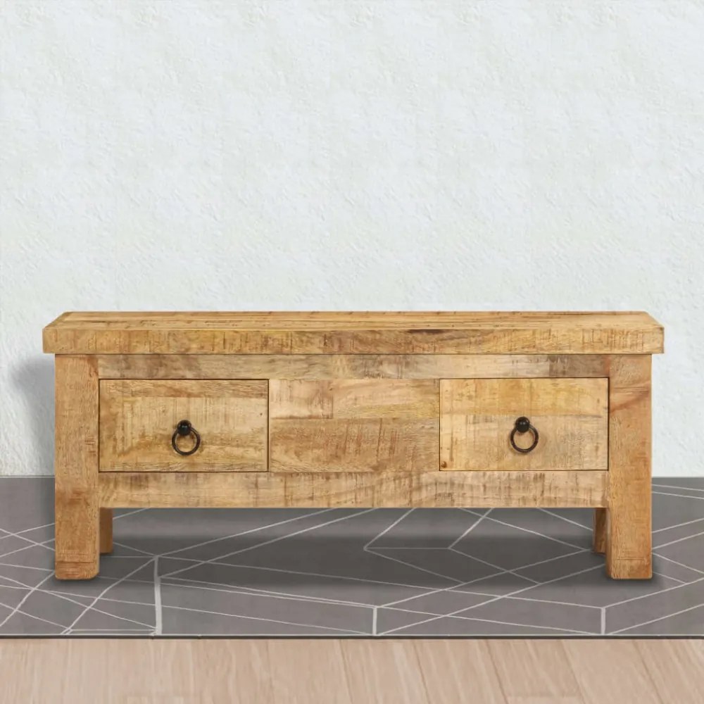 tömör mangófa dohányzóasztal 90 x 45 x 35 cm
