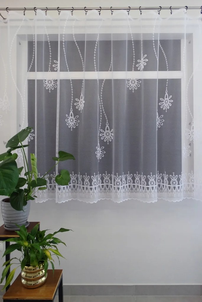 Mg Függöny pároló 36051 Fehér 250x160cm készre szerelve M szalaggal lengyel