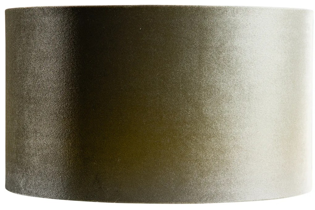 Bársony lámpabúra zöld színű, arany belsejű 35/35/20