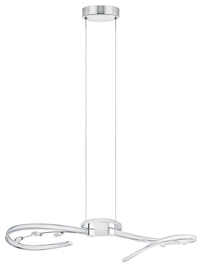 Eglo 97488 - kábeles LED kristálycsillár VALLEMARE 1 2xLED/8W/230V
