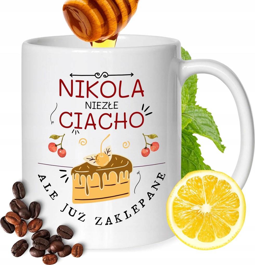 Bögre Nikola Barátnőknek Ajándék Nyomtatott Fehér 330ml