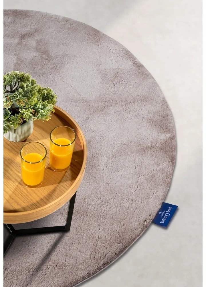 Bézs kerek szőnyeg ø 200 cm Leon – Villeroy&amp;Boch
