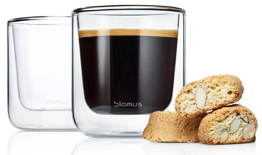 Hőálló üvegcsésze készlet kávéhoz 200 ml NERO, Blomus