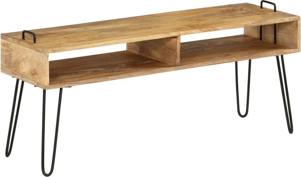 vidaXL tömör mangófa TV-állvány 110 x 35 x 45 cm