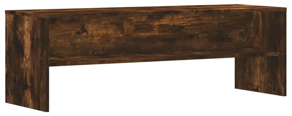 füstös tölgy színű szerelt fa TV-szekrény 120 x 40 x 40 cm