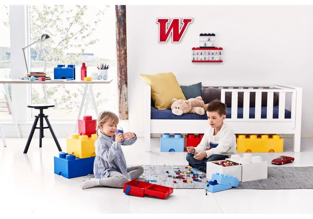 Elefántcsont fehér 2 fiókos tárolódoboz - LEGO®