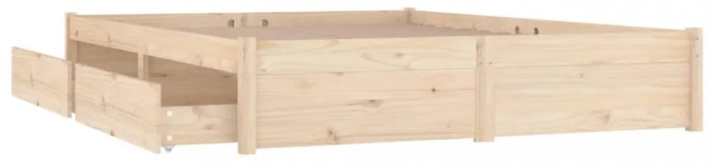 ágykeret fiókokkal 140 x 190 cm