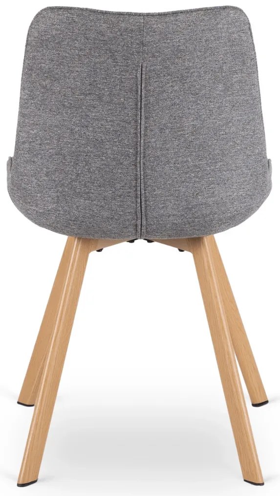 KATHY Kárpitozott Étkezőszék Szürke Színben