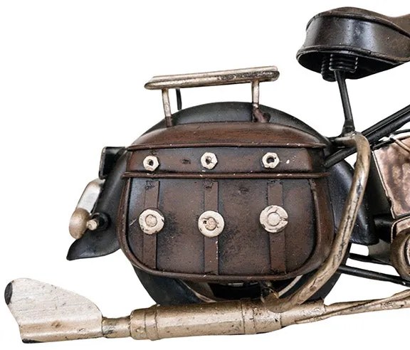 Motor modell - Vintage dekoráció - Fekete - 27 cm