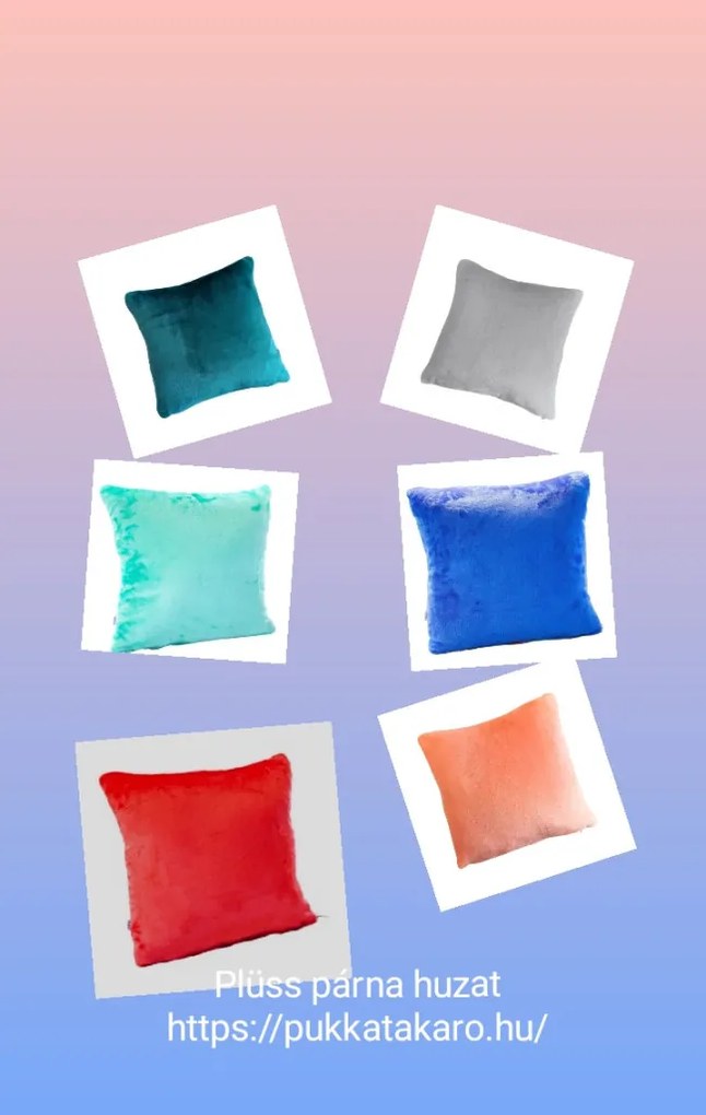 Szürke Fleece párnahuzat 50x60