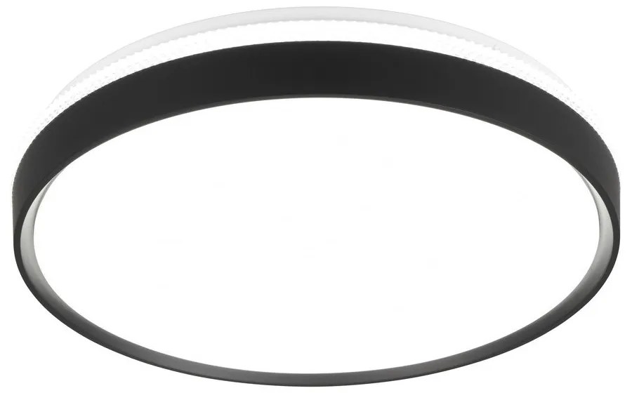 Fekete-fehér LED mennyezeti lámpa ø 47 cm Spacy – Reality