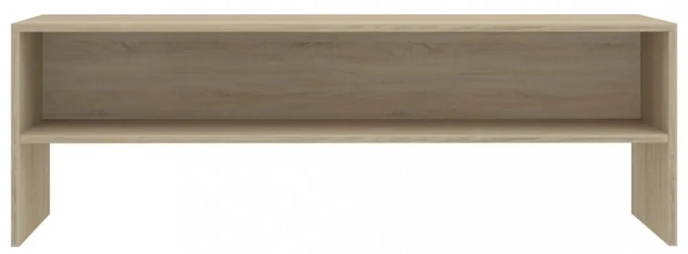 sonoma tölgy színű szerelt fa TV-szekrény 120 x 40 x 40 cm