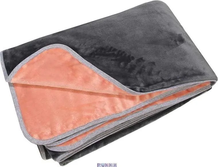 Barack színű ölelő takaró dupla rétegben